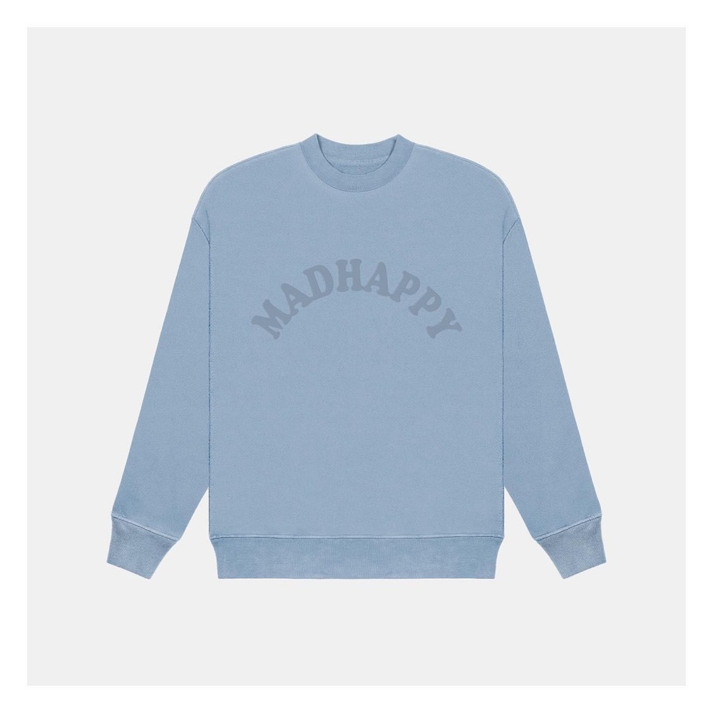 Madhappy universals crewneck light blue